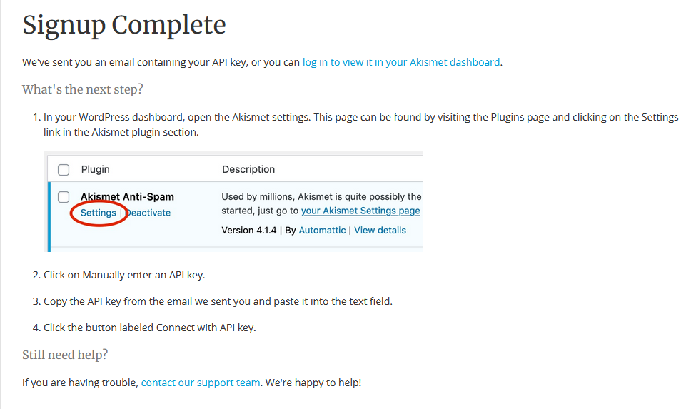 WordPress怎么设置Akismet帐户消除站点的垃圾评论